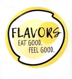 Sticker rond 50mm Flavors rlx 500 etiquettes